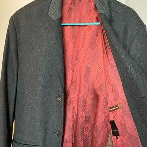 Barely worn Men’s Ted Baker wool pea coat!!!